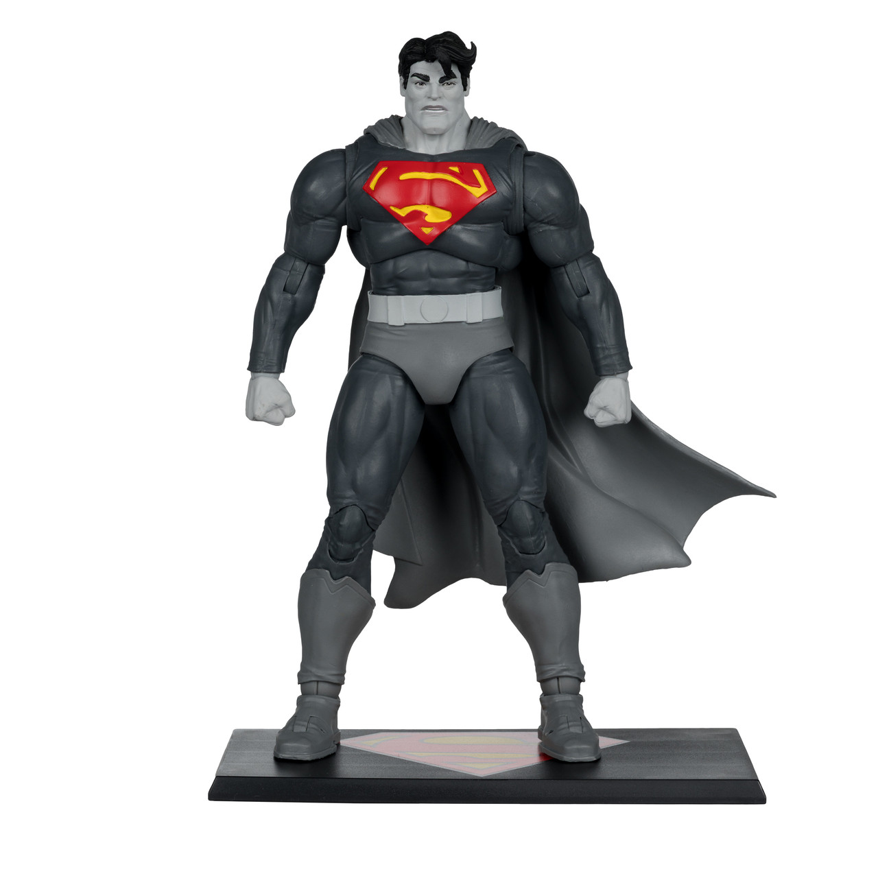 Superman (Dark Knight Returns) Black & White Accent Edition Gold Label 7" Figure