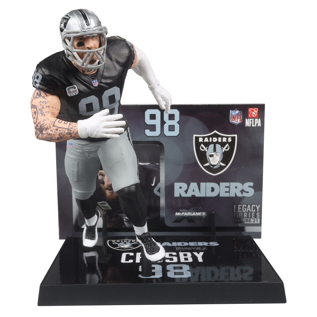 Maxx Crosby (Las Vegas Raiders) NFL 7" Figure McFarlane's SportsPicks