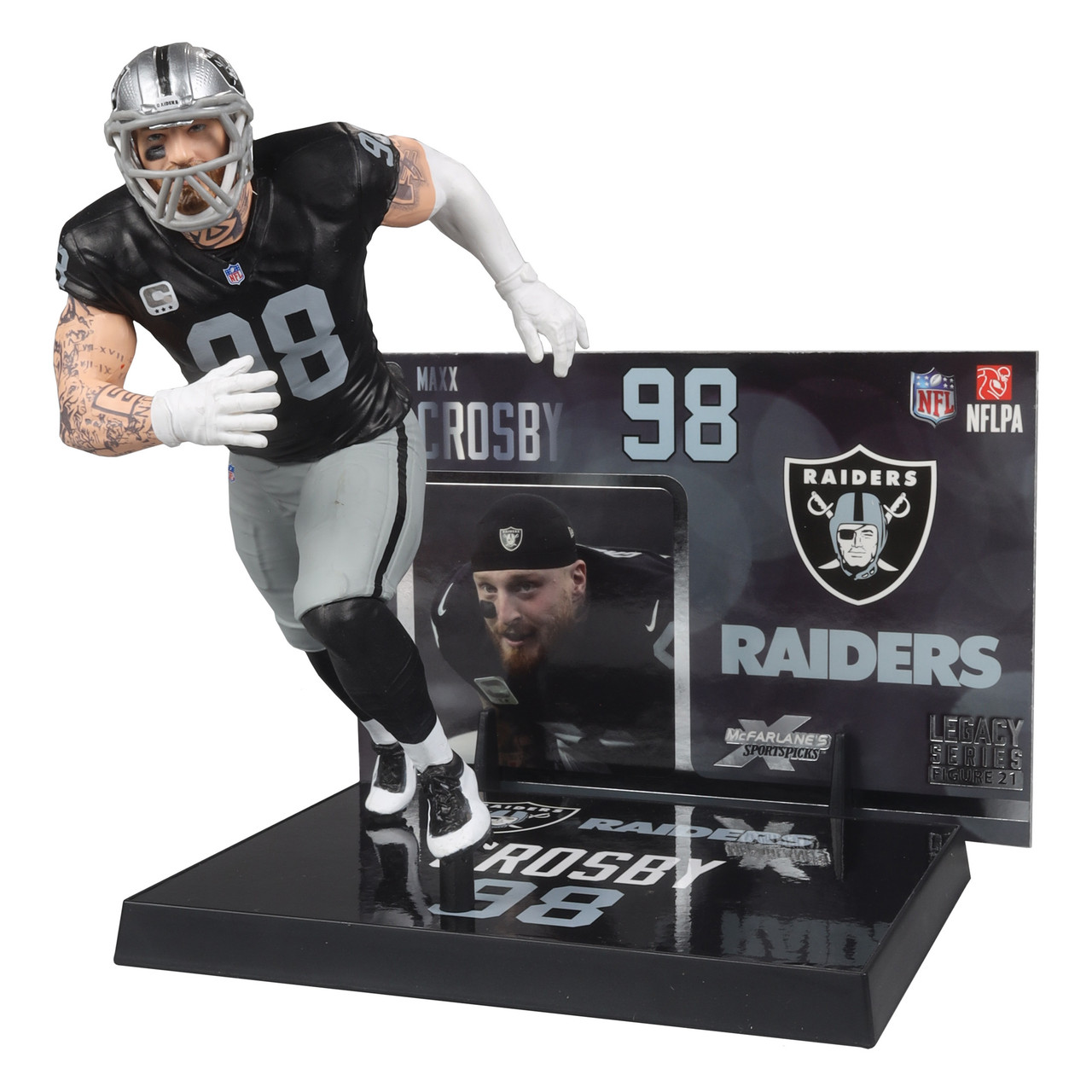 Maxx Crosby (Las Vegas Raiders) NFL 7" Figure McFarlane's SportsPicks