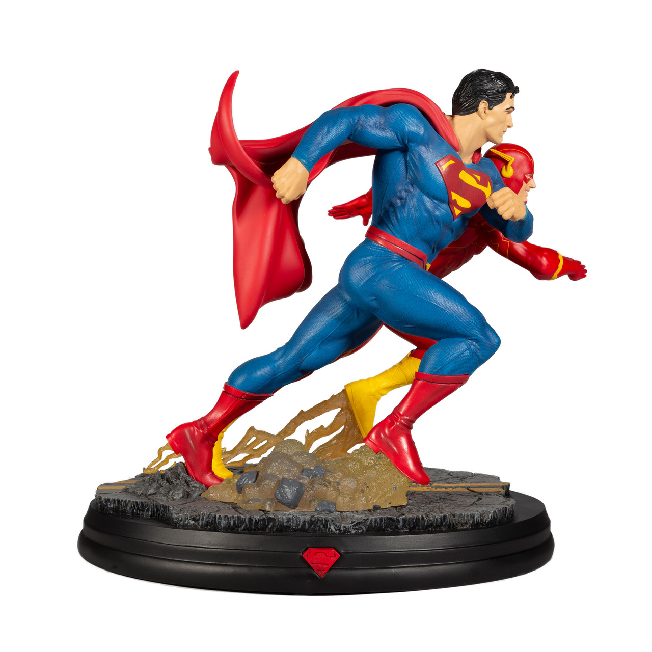 Superman vs The Flash DC Battle Resin Statue