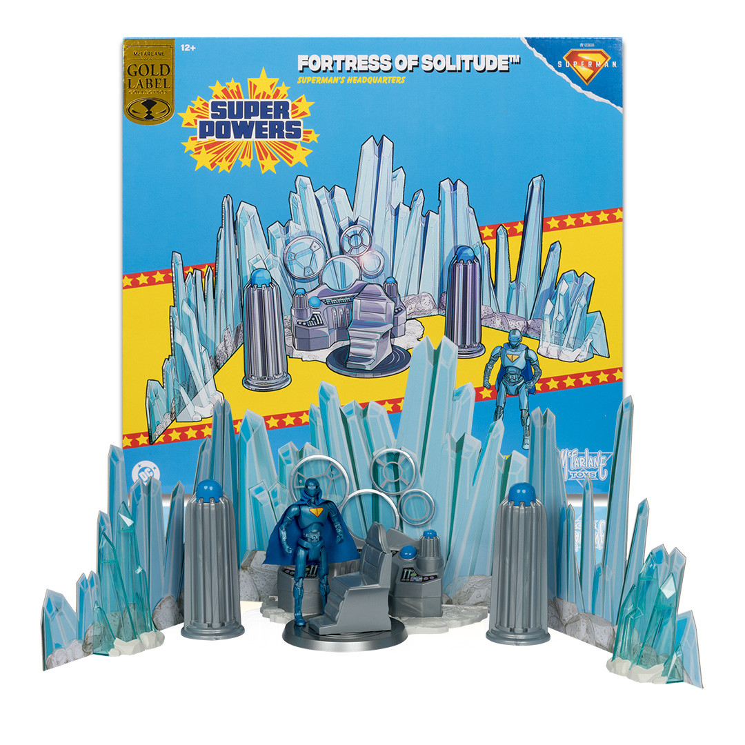 Fortress of Solitude Superman's Headquarters w/Robot (DC Super Powers: Superman Movie) Gold Label  P