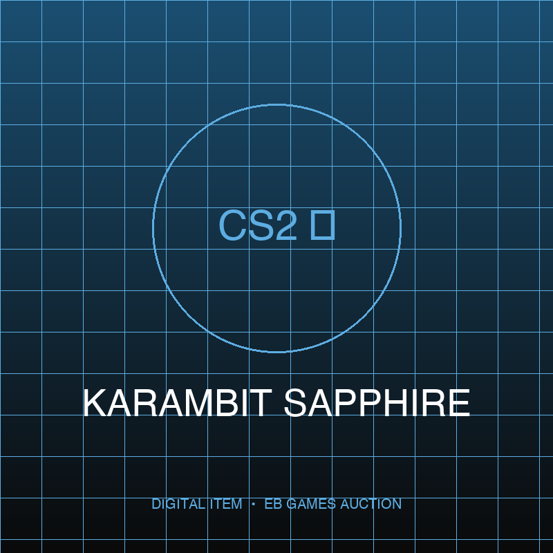 ★ Karambit | Doppler Sapphire (Factory New) — CS2