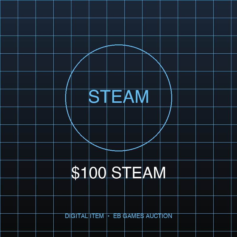 Steam Gift Card — 100 $ CAD (Code Numérique)